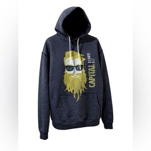 Legacy Navy Hoodie with Gold Graphic